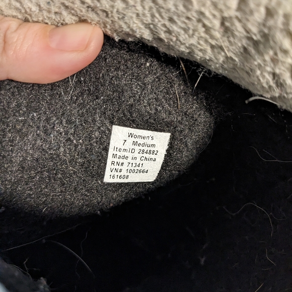 Womens LL Bean Snow Boots//Grey//Size 7/GUC - Picture 4 of 12